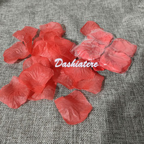 Stage floor simulated fake rose petal rain red wedding room scene layout decoration confession photo props