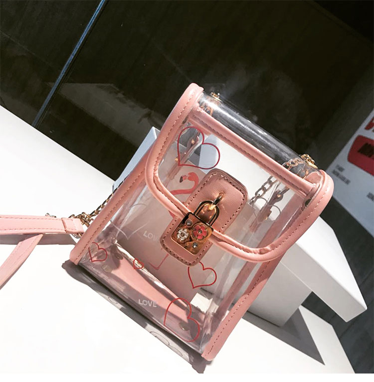 Mùa hè mới mini bag nữ 2018 triều mới gói trong suốt jelly điện thoại di động túi chuỗi túi túi Messenger túi đeo chéo nam hàng hiệu
