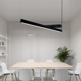 Прямоугольная люстра, рабочий креативный офисный светильник