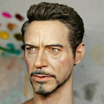 Han Dong Iron Man Tony Head Eagle Hand Painting Video Tutorial Lecture 3: Separation Color Hood Dyeing