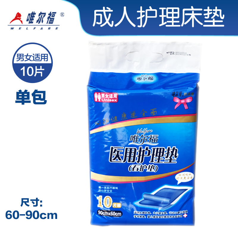 Merford 1300 Medical Care Cushion Adult Disposable Mattress Anti-Urine Mat Maternity Cushion 90x60cm Single Shoulder Bag