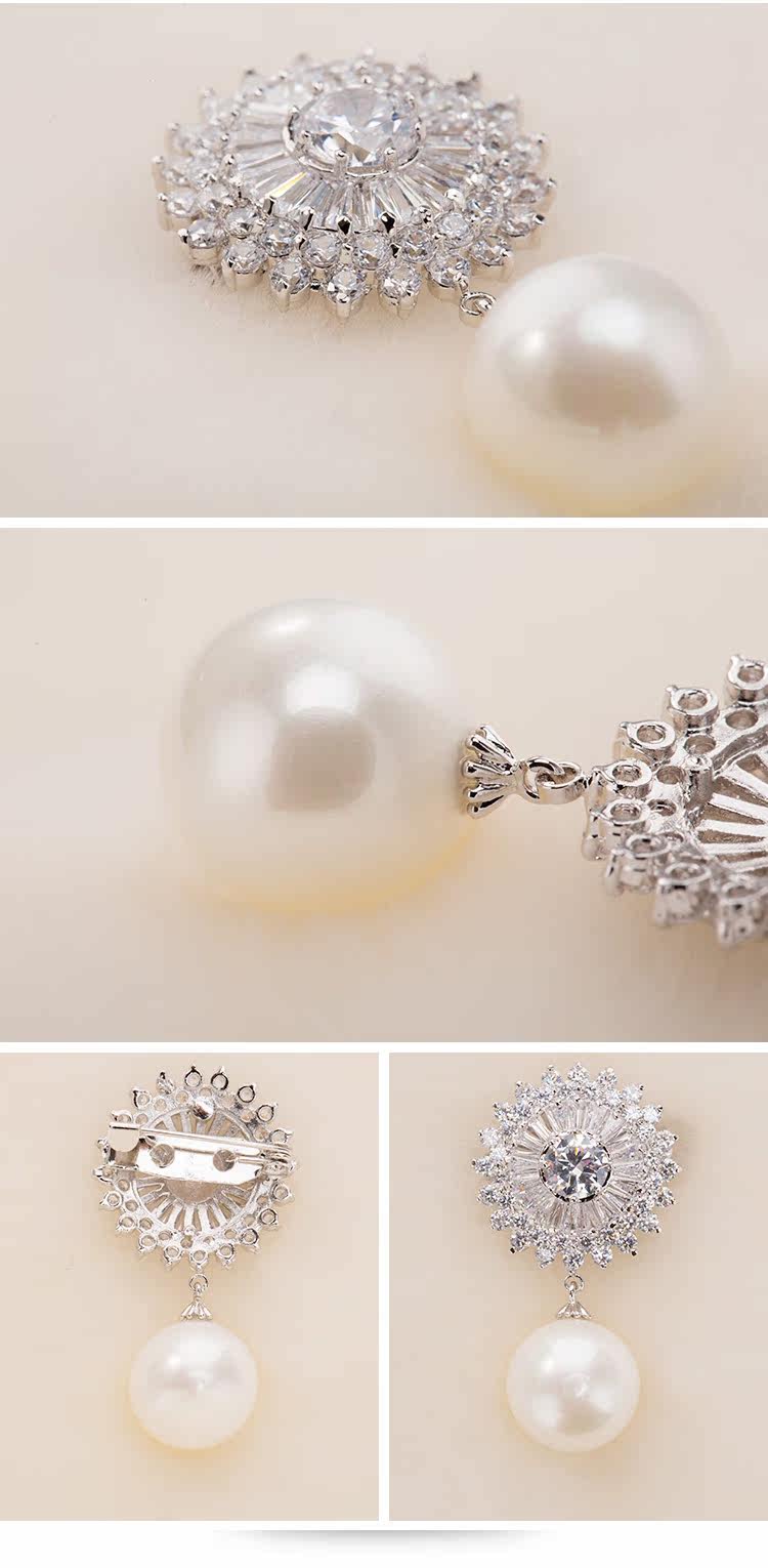 Broche femme en Zircon diamant - Ref 1170813 Image 44