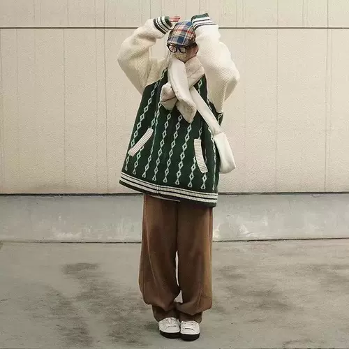 Трикотажный свитер, осенний демисезонный кардиган подходит для мужчин и женщин, японская куртка для влюбленных