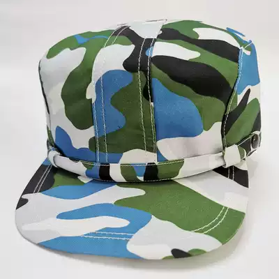 New stock old goods 87-style 408 military port silk Marine fabric rare old-fashioned military fans hobby collection soldier hat