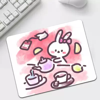 Cartoon soft cute rabbit super cute girl mouse pad small game e-sports office thickened student girl heart table pad
