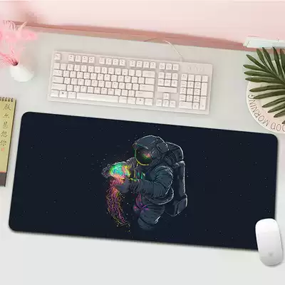 Starry sky astronaut space universe mouse pad oversized custom thickened lock edge computer office desk pad custom