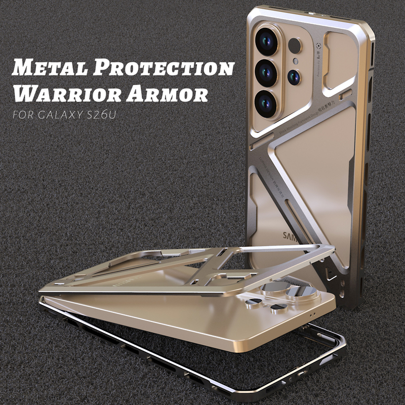 Suitable for Samsung S26 Ultra Phone Case, Breathable and Heat-Dissipating, Metal Frame, Thickened Version, Anti-Drop Phone Cover, Personalized Galaxy S25 Ultra Lock Buckle, Front and Back Aluminum Alloy Frame, Creative Iron Case Suitable for Samsung S26 Ultra Phone Case, Breathable and Heat-Dissipating, Metal Frame, Thickened Version, Anti-Drop Phone Cover, Personalized Galaxy S25 Ultra Lock Buckle, Front and Back Aluminum Alloy Frame, Creative Iron Case