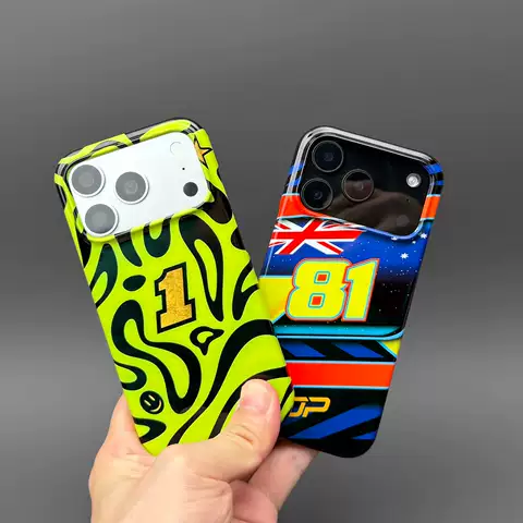 DIZSY Racing Livery Number 1 Phone Case for 17Pro AIR for iPhone 13 – 17