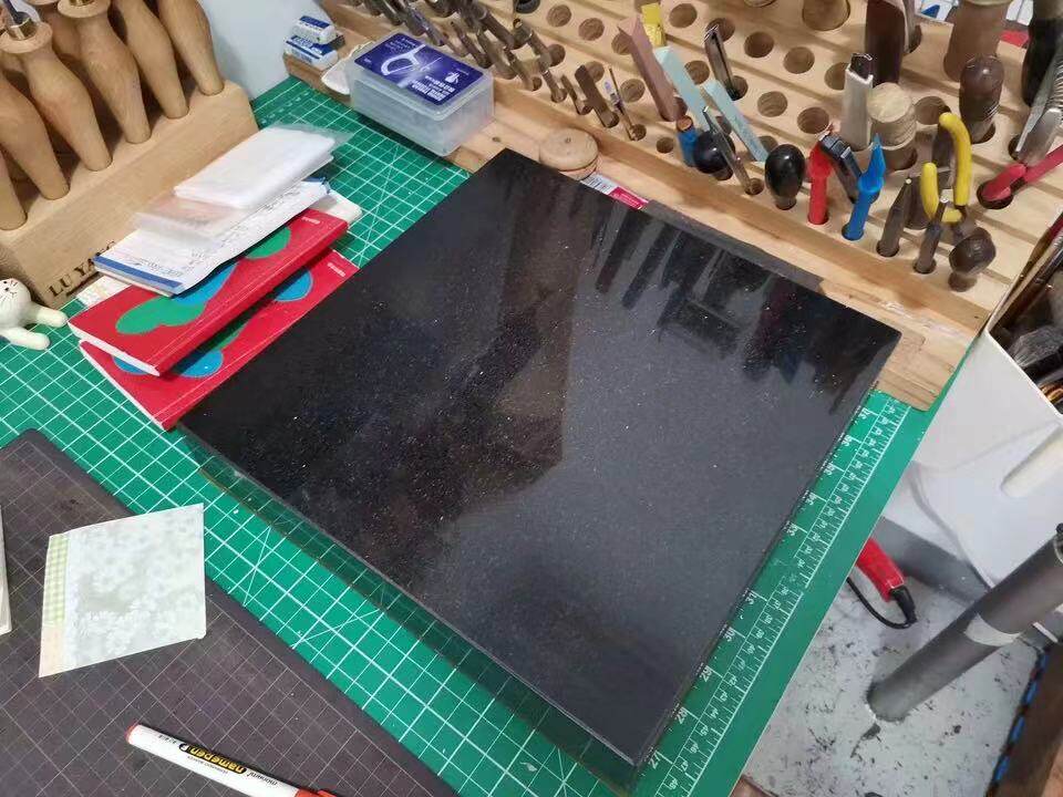 Leather workbench Marble leather carving pad Marble chopping board Leather cutting pad Leather cutting