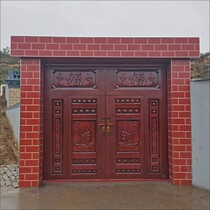 courtyard door outdoor door fence door wrought iron courtyard door wrought iron gate villa door double door