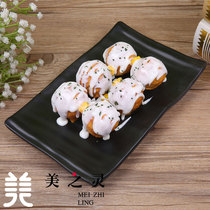 New custom simulation fried snacks Corn cheese octopus balls food food model sample props