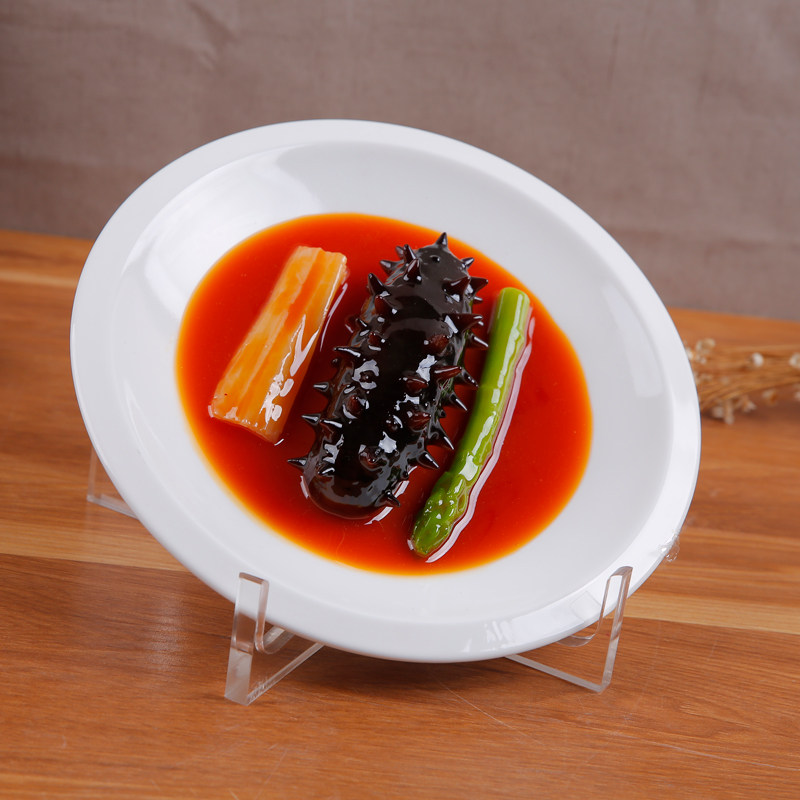 Dishes mold Shandong cuisine model simulation onion roasted sea cucumber model display Chinese food props resin meal sample