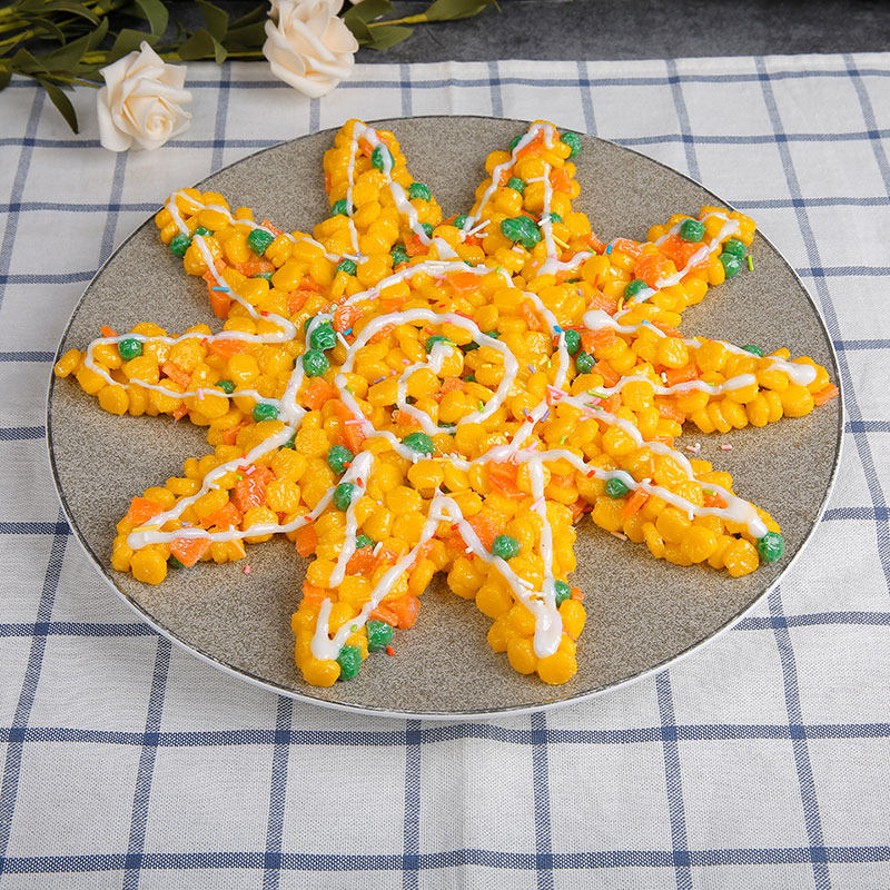 Custom emulated mind-set dish model of dining food Gold corn branded Pendulum Pieces Gourmet Food Supplies-Taobao