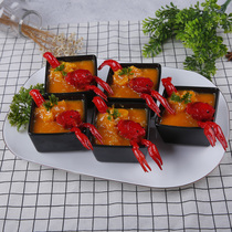 Simulation Dishes Food Model Xuyi Small Lobster Molds Display Museum Sample Vegetable Food Pendulum New Products