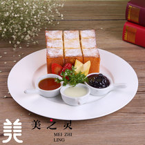 New product Man coffee simulation honey bread toast food food model Western window beauty spirit custom fake dish