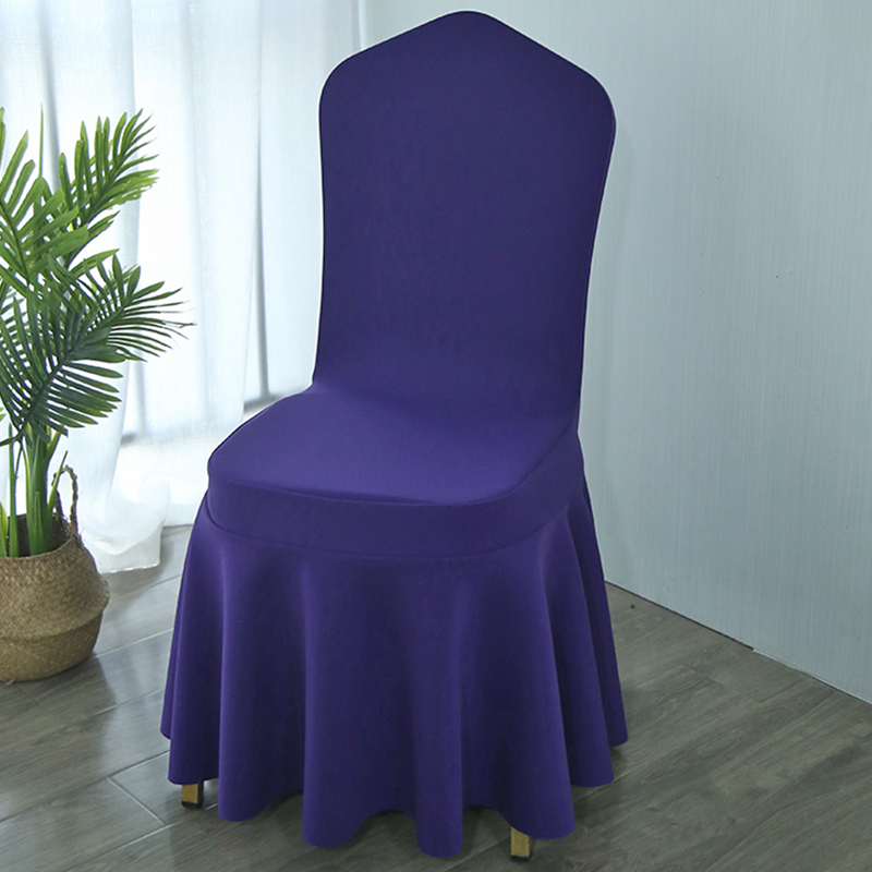 Chair Hood Hood Hotel Dining Room Special Banquet Hotel Meeting Wedding Celebration Universal Elastic Thickened Skirt Seat Sleeve