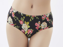 Average size underwear ladies fashion comfortable simple seamless waist boyshort underwear women's briefs anti-wear