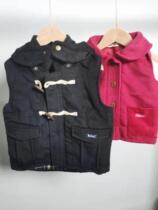 Bobso*n Home Foreign trade baby waistcoat for men and women Warm Vest Fur Fabrics