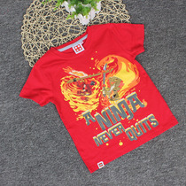 LE high foreign trade children short-sleeved T-shirts for boys and girls half-sleeve shirts in children summer clothes baby base shirt