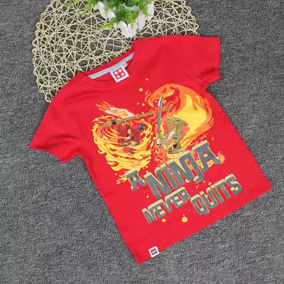 LE high foreign trade children short-sleeved T-shirts for boys and girls half-sleeve shirts in children summer clothes baby base shirt