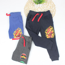 Foreign trade childrens clothing boy pants 2019 winter clothes new childrens thick trousers in big children plus velvet warm pants