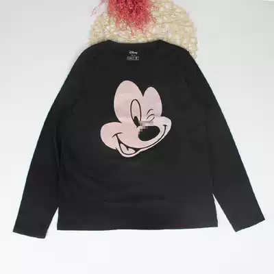 Defective foreign trade long sleeved pajamas female thick cotton men and women with the same spring and autumn cute home clothes jacket export