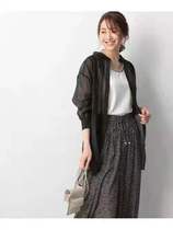 Day Singles Gw Foreign Trade Ladies Shirts Summer Thin Fleece Sweatshirt Pure Color Cardiovert 70% Sleeve Shirt Loose 100 lap