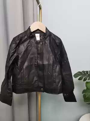 Jianbaoyuan foreign trade baby PU coat export European and American single