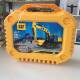 Cat Construction Vehicle Series Excavator Dump Truck Bulldozer Children's Gift Nut Disassembly Building Block Toys