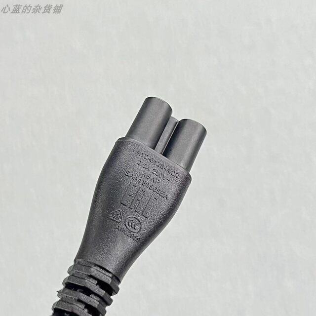 Linetek Taiwan National Standard Three-Prong Power Cord with Plum Blossom Plug for Laptop Three-Hole Power Adapter Charging