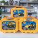 Cat Construction Vehicle Series Excavator Dump Truck Bulldozer Children's Gift Nut Disassembly Building Block Toys