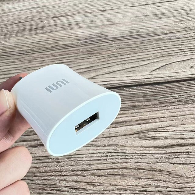 Iuni Brand USB Charging Head, Portable Flat Travel Charger, Direct Plug-In Mini Head Suitable for Apple and Samsung