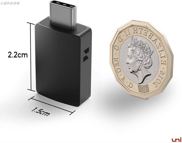 Uni Alloy Otg High-Speed Usb-C to Usb3.0 Adapter Usb-C Male to Usb3.0 Female Adapter