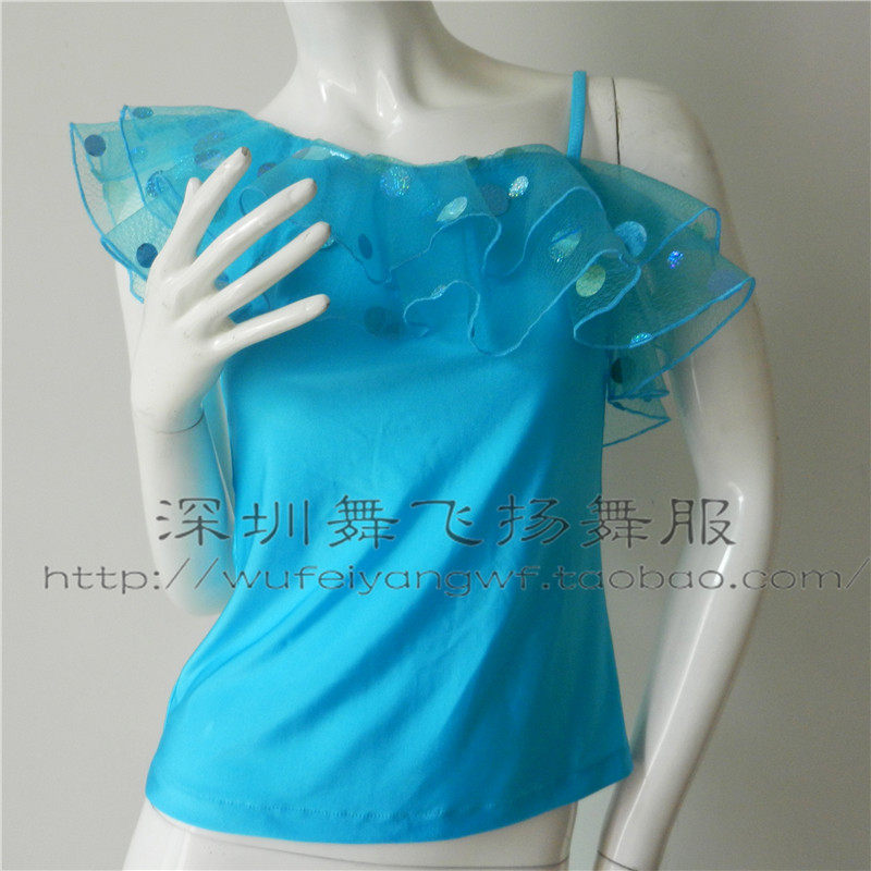 Dance flying Jan Morden Dance skirts new ladies Summer blouses Waltz Beauty Exercise Dancing KA052