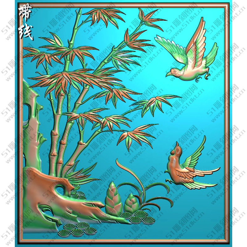 Square Bamboo Flower and Bird Panel, Small Door Panel, Finely Carved Design, Jdp Grayscale Image, Bmp Bamboo Bird Square Bamboo Flower and Bird Panel, Small Door Panel, Finely Carved Design, Jdp Grayscale Image, Bmp Bamboo Bird