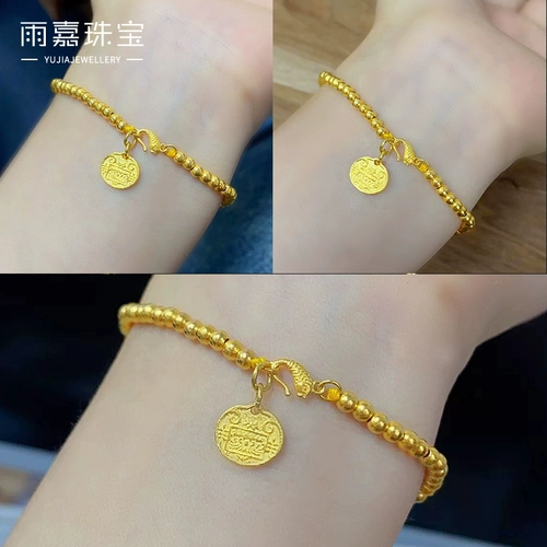 Золотая подвеска ручной работы, аксессуар, браслет, ожерелье, DIY