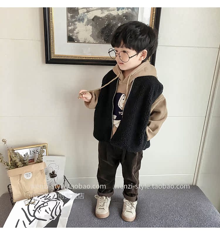 Áo vest bé trai cotton mùa thu đông 2018 phiên bản mới của Hàn Quốc cho bé mặc áo ngoài mùa đông ấm áp cho bé áo gile bé gái hàng độc