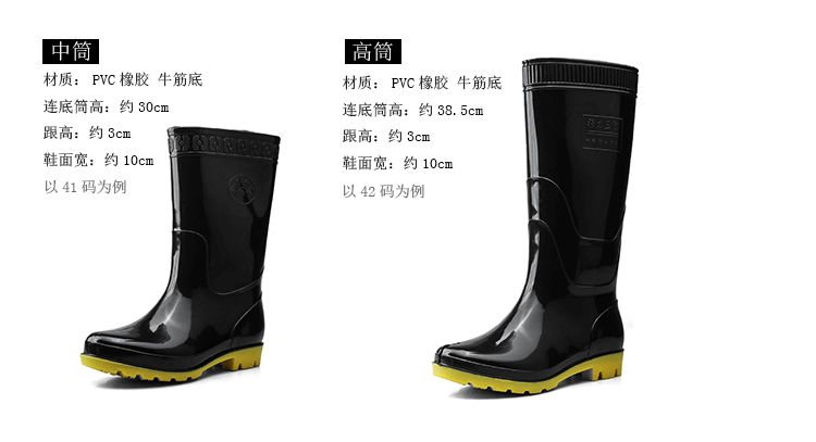 Chaussures - bottes caoutchouc homme pour printemps - semelle tendon - Ref 972615 Image 7