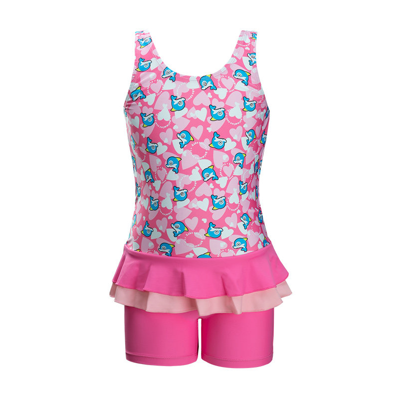 [USD 53.43] zoke children's swimsuits Girls medium and large children's