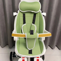 Baby walking artifact stroller cushion four-season cotton baby stroller cushion eggshell seat cushion three-point safety shoulder strap