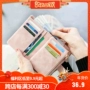 Ví nữ nhỏ nữ ngắn đoạn 2018 sinh viên mới Phiên bản tiếng Hàn của trái tim cô gái in ví đơn giản thay đổi thẻ bọc ví nam cao cấp hàng hiệu