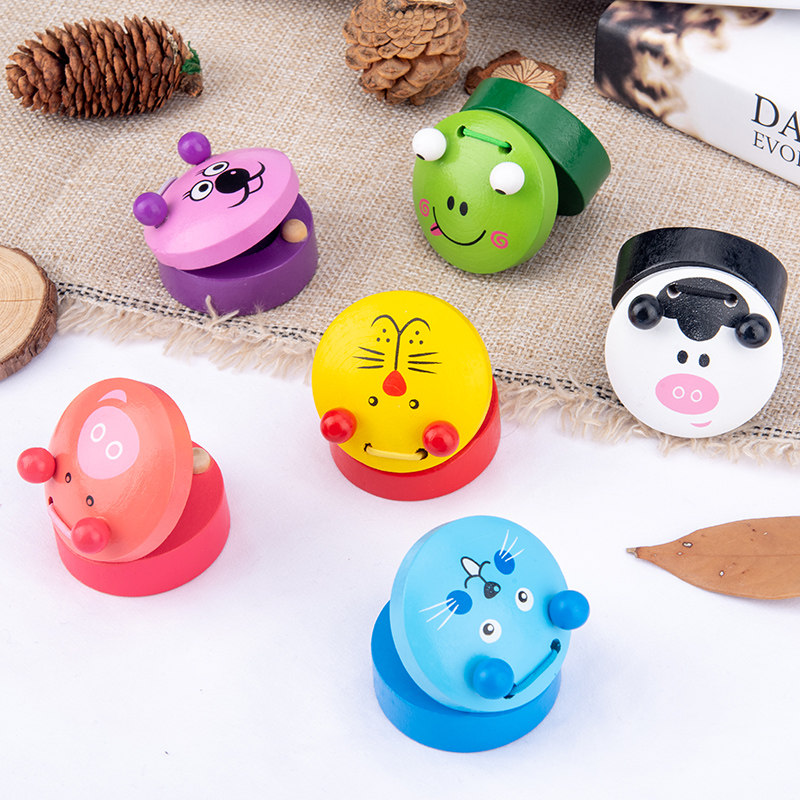 👶 Wooden animal clackers: the new favorite for early childhood ...