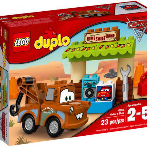 Lego 10856 Lego Building Blocks Toy Duplo Series Cars Lightning Mcqueen Race Day 1