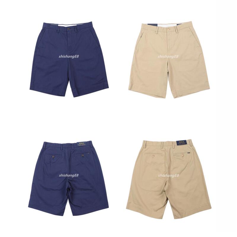 In-Stock Polo Ralph Lauren Classic Stretch Twill Cotton Loose Casual Shorts In-Stock Polo Ralph Lauren Classic Stretch Twill Cotton Loose Casual Shorts