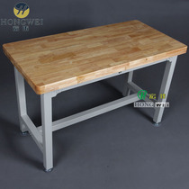 Jin Hongwei fitter Workbench heavy Workbench operating table thickened solid wood countertop Workbench packing table