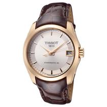 Counter TISSOT TISSOT Watch T0352073603100 Womens Brown Belt Gold Needle