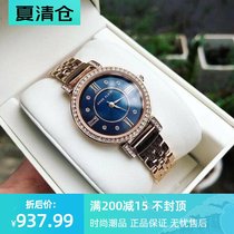 Anne Klein Anne Klein womens watch Rose gold blue plate Europe and the United States 2928NVRG diamond watch