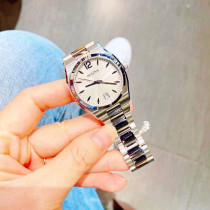 BULOVA baoluhua Womens Watch 96M126 fashion trend silver steel strip quartz waterproof calendar watch women