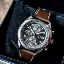 SEIKO Mens Watch Three-eye Chronograph Calendar Luminous watch Quartz watch SSB275P1