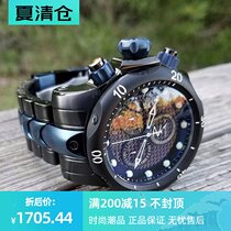 Invicta Venom 15461 Venom Joint Ion Plated Blue Black Domineering Large Dial Diving Male Quartz Hand